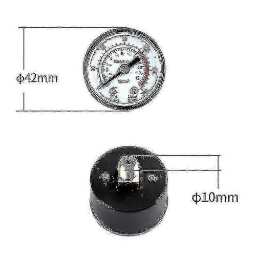 90 - 120psi Air Compressor Manifold Regulator with Durable Pressure Gauges & Switch Control 1