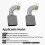 Motor carbon brushes for D24000 compatible with sliding table saw 3