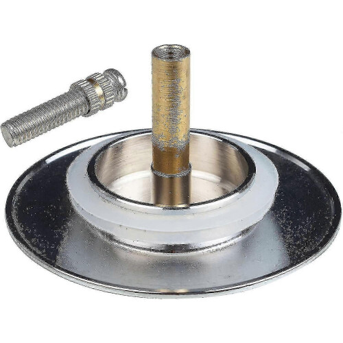 Bouchon d'évier universel 70 mm à double joint en laiton 1