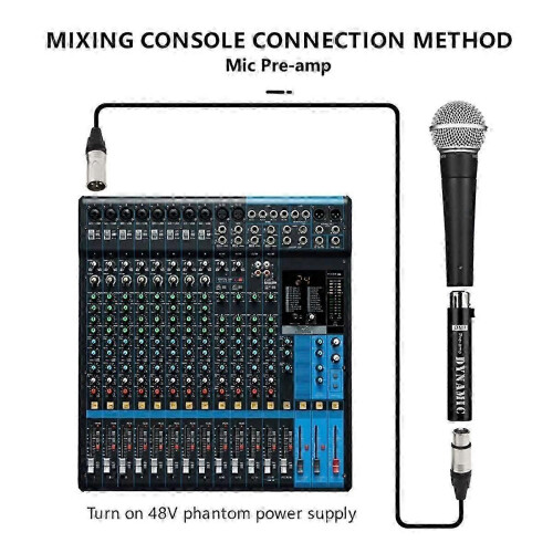 Microphone Preamplifier for DM1 - 28DB Gain Amplifier for Dynamic Mics 1