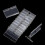 Clear 50pcs Label Holders 80x42mm Retail Display Sign 2