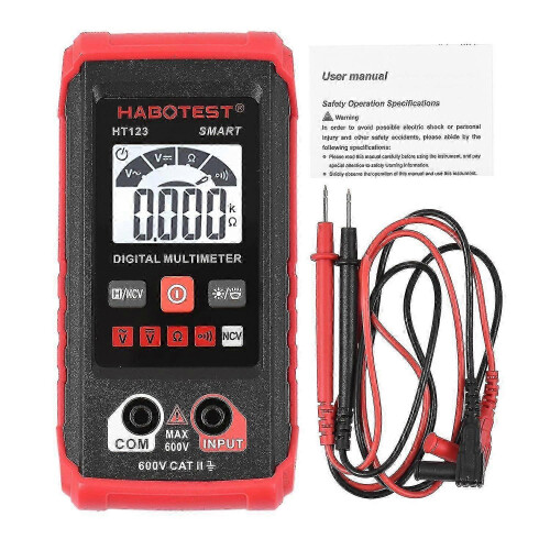True RMS digital multimeter for HABOTEST HT123 2000 counts 2