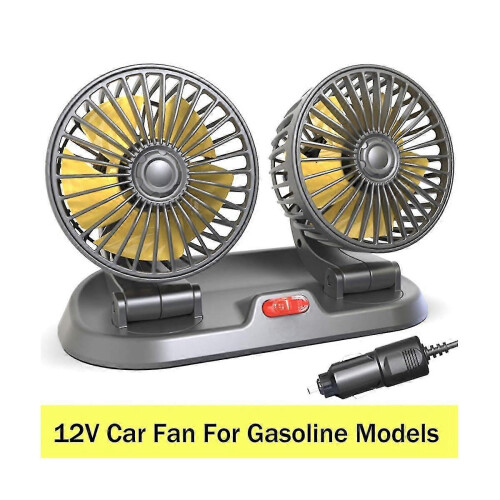 Dubbele ventilator voor autokoeling met 12V-voeding 2