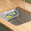 Kitchen sink suction cup draining basket for sponge and 5