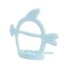 Baby teething toy silicone cartoon holder 1 piece