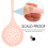 Pink scoop shovel slotted spoon spatula set 5