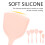 Pink scoop shovel slotted spoon spatula set 2