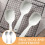Eease porridge spoon reusable large 2 pcs 3