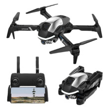 WJSXC Drone met dubbele HD FPV-camera, hoogtebehoud, headless-modus, snelheidsregeling, compatibel met afstandsbediening, speelgoedcadeaus voor