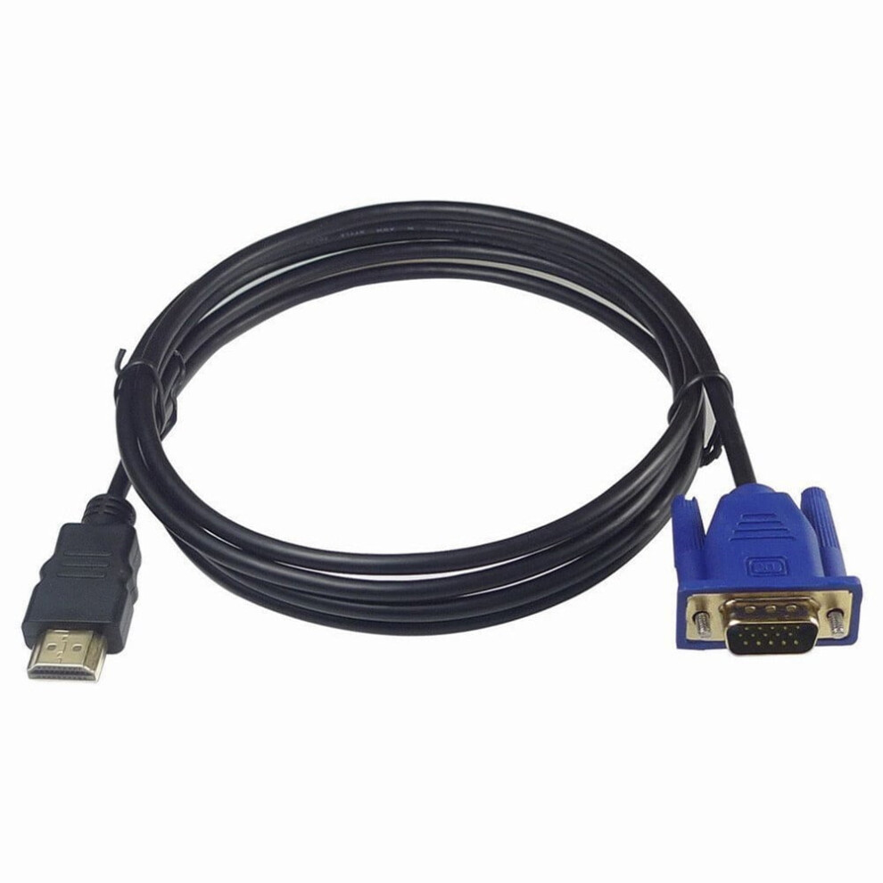 Voss Hdmi To Vga Cable With Audio Adapter 1.8M 9336866854787