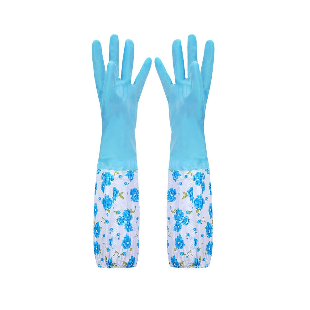 VOSS latex dishwashing gloves medium with flock lining