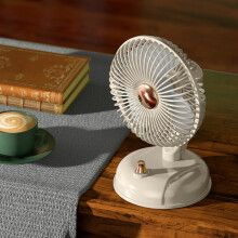 WJSXC Vintage stolní ventilátor, otočná hlava 136 stupňů, volně nastavitelná rychlost, oběhový ventilátor do ložnice, domácí