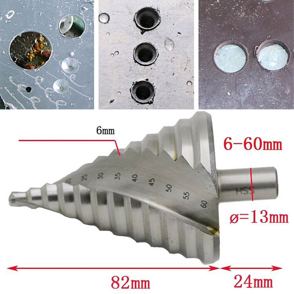 Wjsxc Step Drill Bit 12-Step 6Â60 Mm 9336866855487
