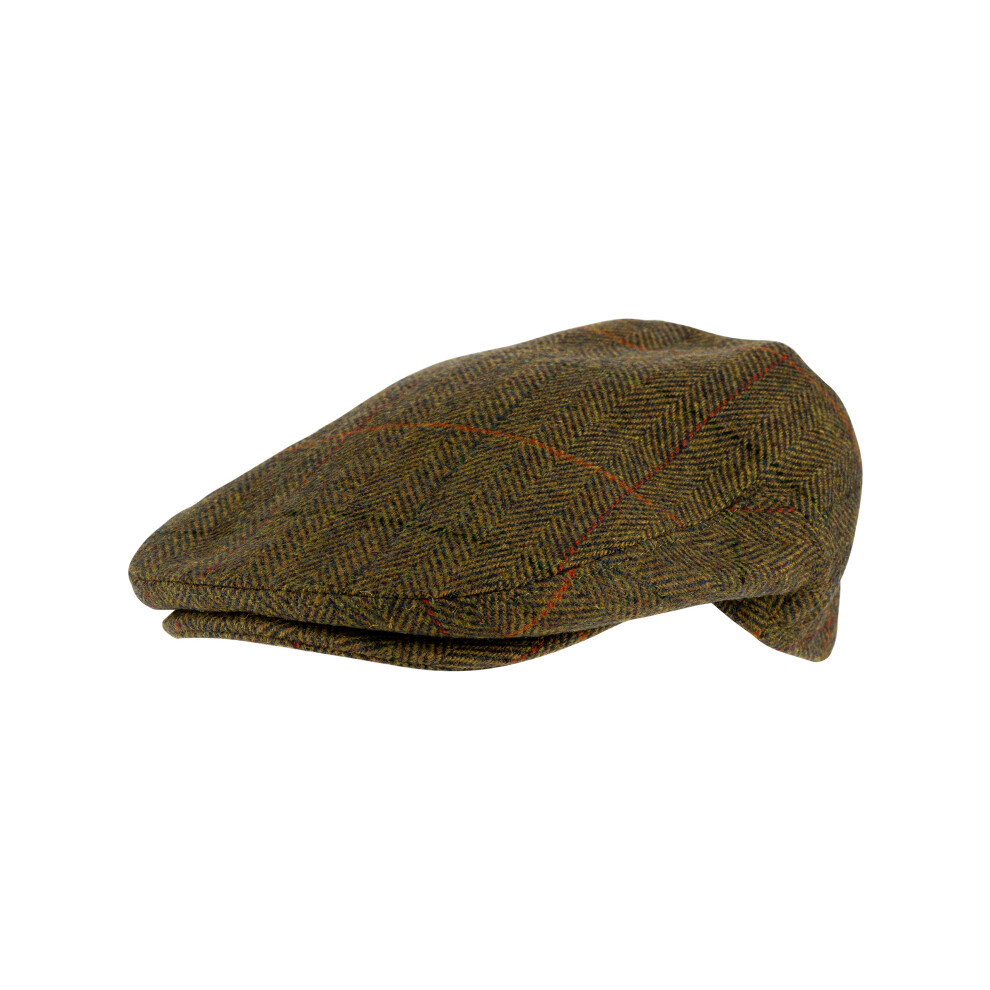 Jack Pyke Wool Blend Flat Cap Tweed Brown 61Cm