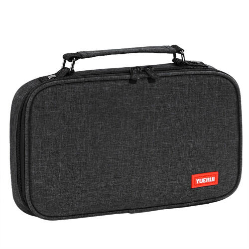 Waterproof Oxford Cloth Stationery Pouch Three-Layer Design