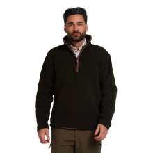 Jack Pyke Countryman Long Sleeve Thermal Fleece Pullover Dark Olive Small