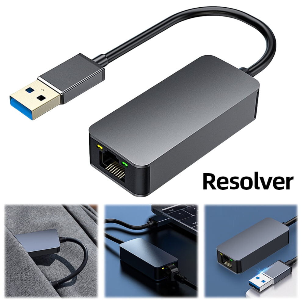 Jixopn Usb-C To Rj45 2.5G Ethernet Adapter 2500Mbps Gray 917087628150