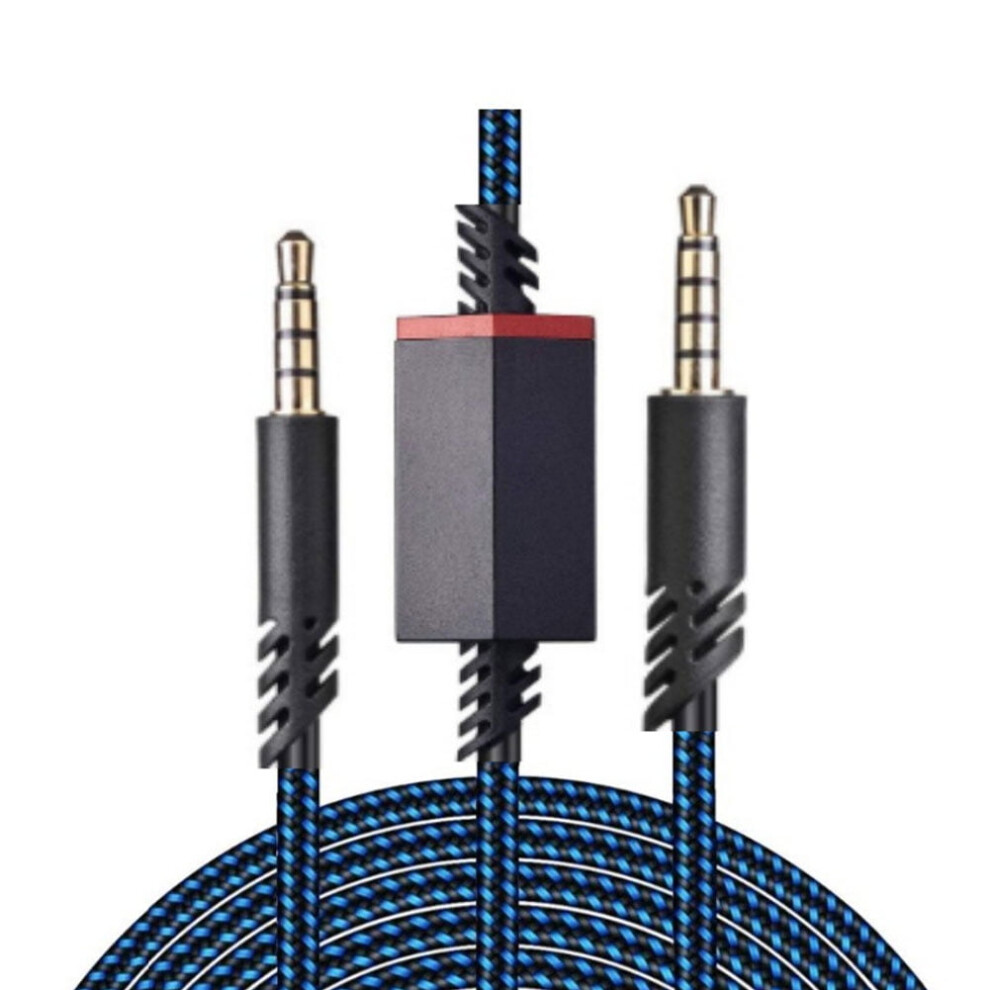 Jixopn Replacement Headset Cable For Astro A10 A30 A40 Red/Blue 917087630436