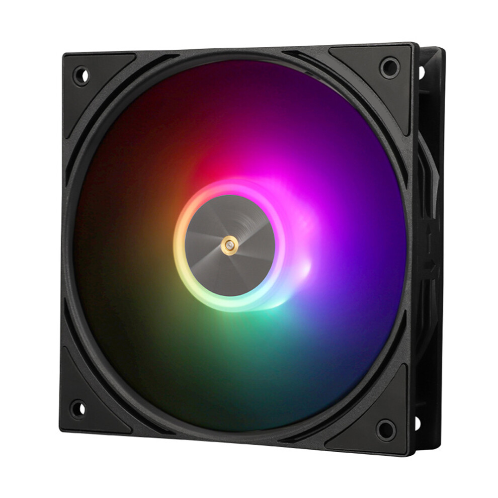 Jixopn 120Mm Pwm Case Fan 1500 Rpm 5V 3-Pin Argb Black 917087633796