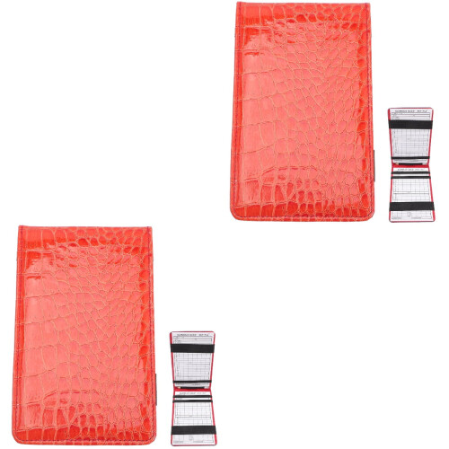 Golf Scorebook Notebook 2 PCS