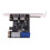 USB 3.0 PCIe扩展卡 外置2口 内置19针 1