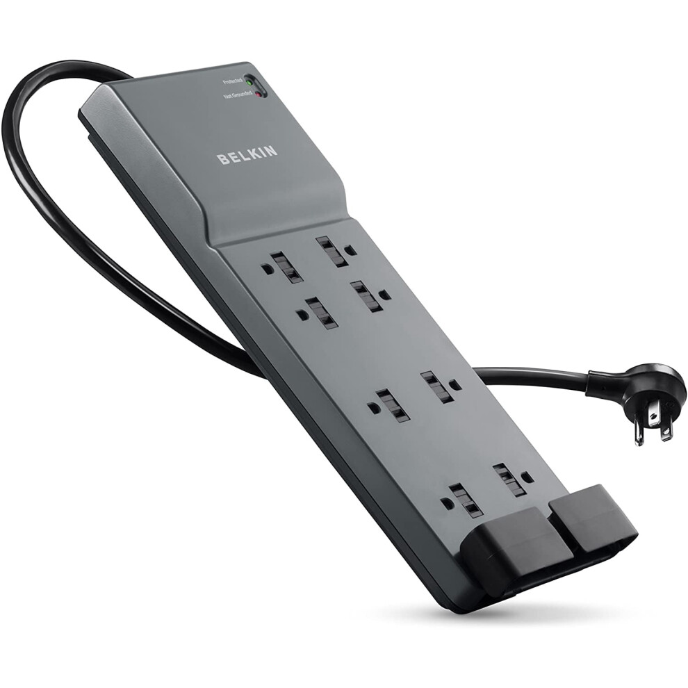 Power Strip Surge Protector 8 Outlets 6 Ft Flat Plug 917087634939