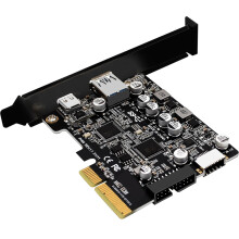 PCIe 3.0 to USB 3.2 Adapter 10Gbps 1x A-Key