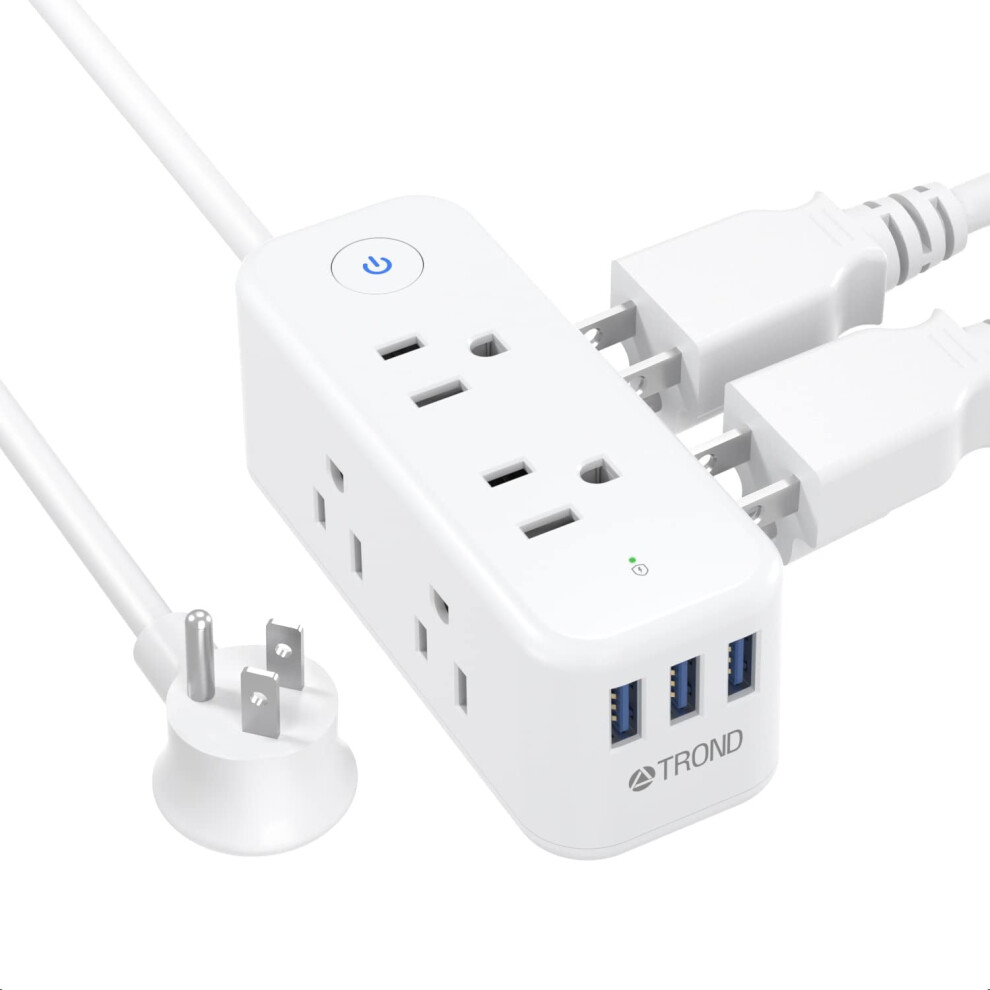 Surge Protector Power Strip With 6 Ac Outlets And 3 Usb 917087636537
