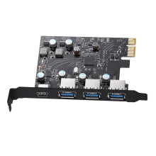 PCI-E to USB 3.0 Hub Riser Card for Windows
