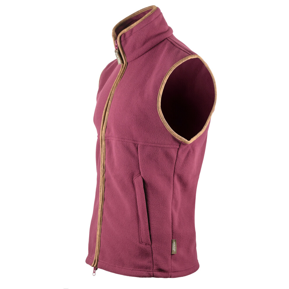 Jack Pyke Mens Countryman Thermal Fleece Gilet Burgundy 3X-Large