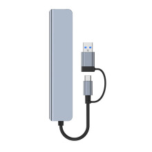 Type C Splitter Docking Station with SD TF Card Reader 8