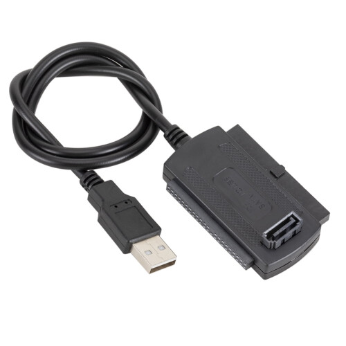 jixopn Καλώδιο σκληρού δίσκου USB2.0 σε SATA PATA IDE για 2.5 3.5 ίντσες με τροφοδοτικό