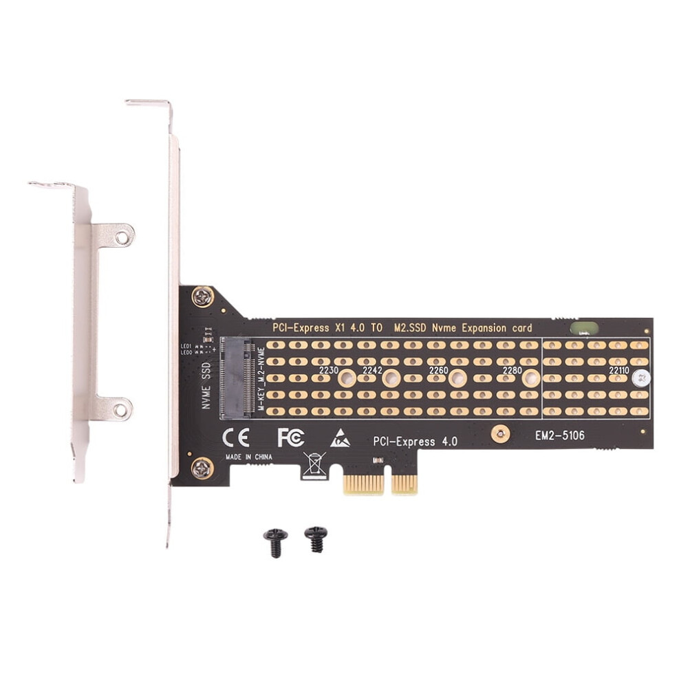 Jixopn M.2 Ssd Pcie X1 Adapter For 2230/2242/2260/2280/22110 917087643214