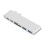 jixopn Διπλός Type-C Hub2Ports USB3.0TF Προσαρμογέας ανάγνωσης καρτών για MacBook (Ασημί) 1
