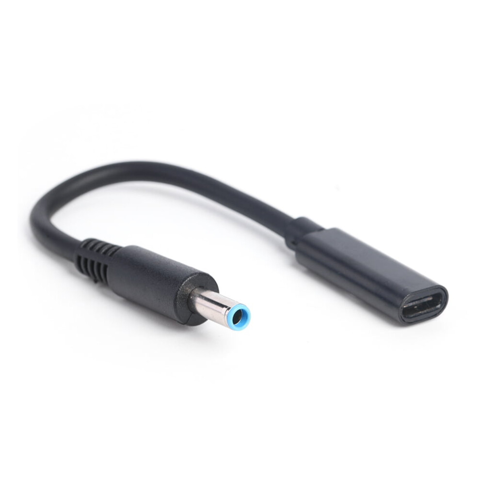 Usb C Female To 4.5X3.0mm Dc Jack Charger Converter For Hp 917087644235