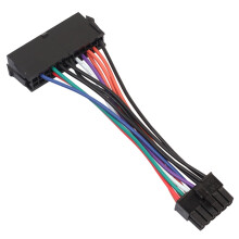 Jixopn ATX motherboard power cable 15cm 24-pin to 12-pin