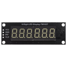 jixopn0.36Inch Digitale LED-module TM1637 6-cijferig 7-segment voor Arduino (wit)