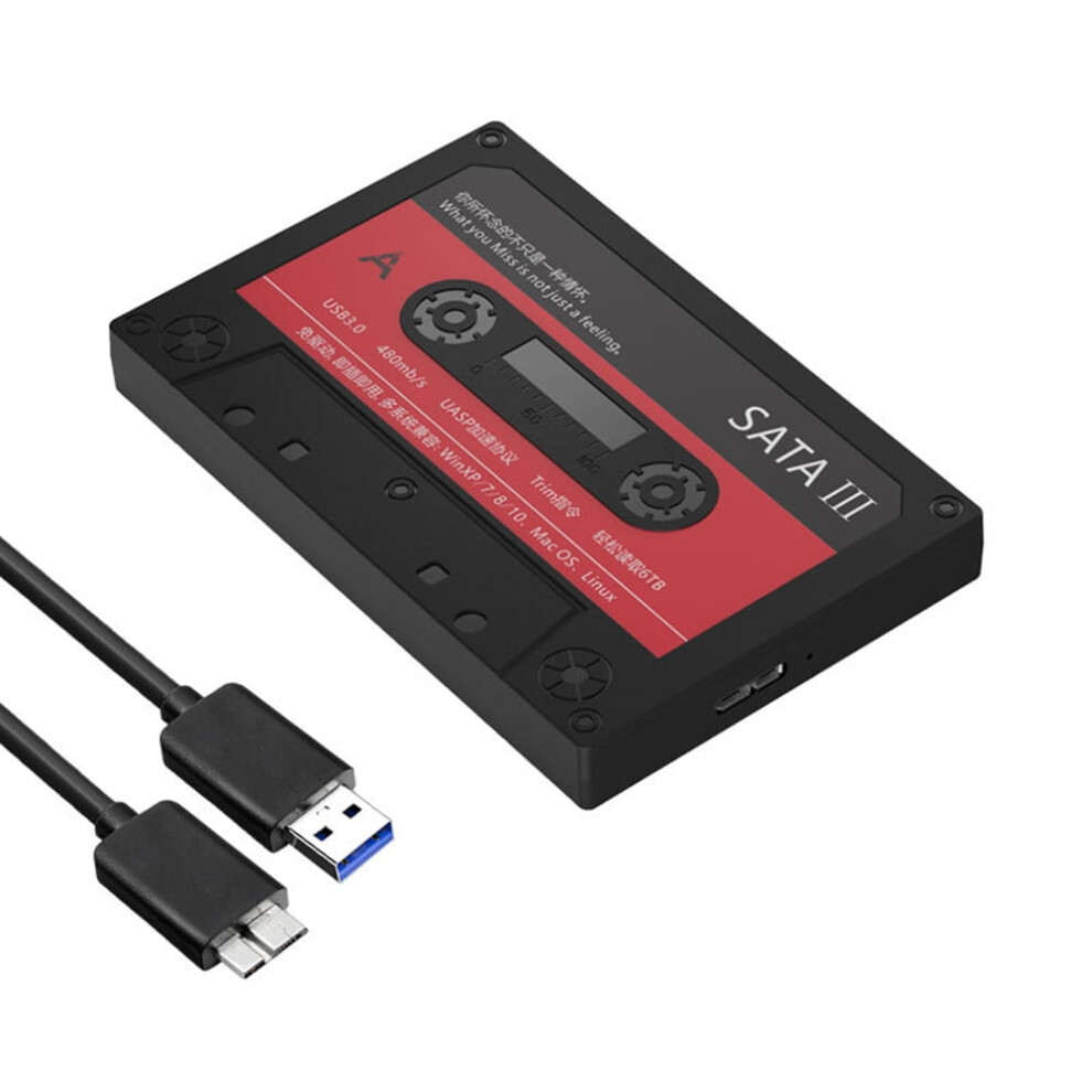 Jixopn 2.5-Inch Ssd Enclosure Usb 3.0 5Gbps Uasp Black/White 917087646390