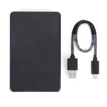 USB 3.1 portable hard drive enclosure for 2.5-inch SATA HDD