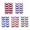 Fake Eyelashes Colorful Long Thick 5 Pairs 1