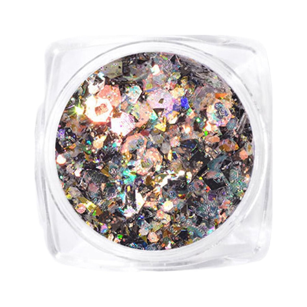 Nail Sequins Vibrant Sparkling 1g per Bottle