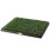 Banheiro verde para cães com grama artificial, 63 cm 2