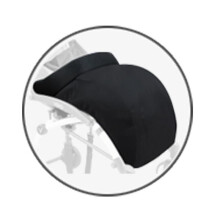(micky plus) New Baby Stroller Warm Foot Cover compatible with Yoya Yoyo Yoyo2 Yoyo+ Podotheca Black Minne Micky Cartoon Foot Set Stroller Accessories