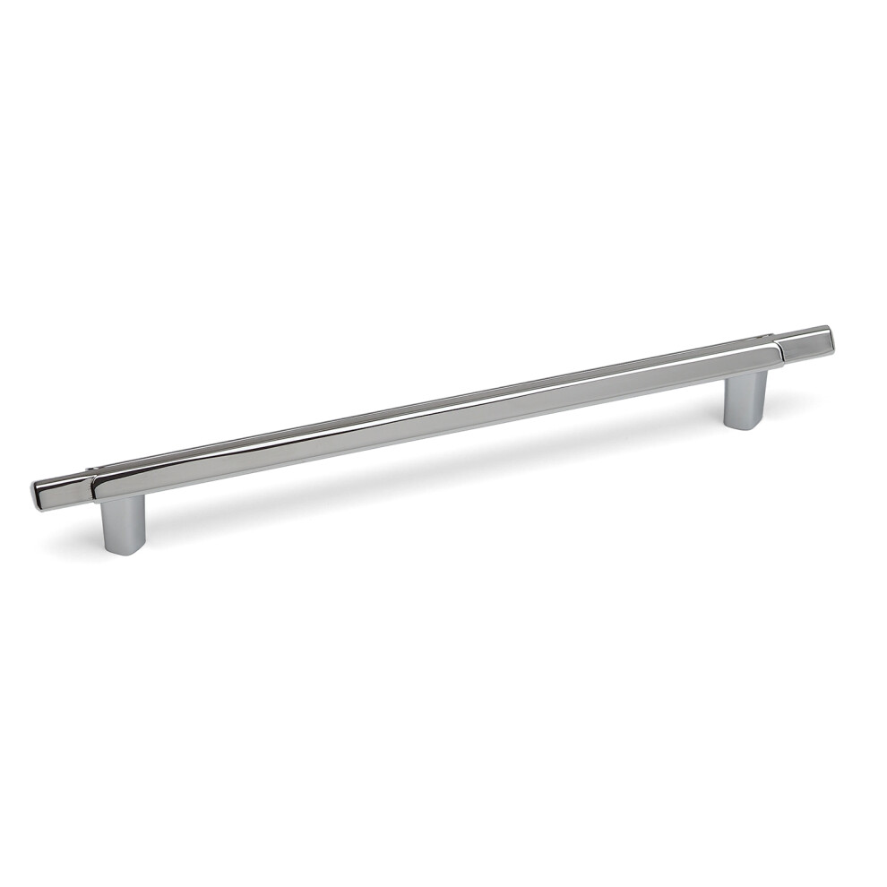 (160Mm Handle) Polished Chrome 45Mm T-Bar Knob & Matching 160Mm Triangle Handle 5056767303002