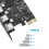 PCI-E to USB 3.0 Hub Riser Card for Windows 7