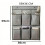 6 Pocket Over Door Shoe Organizer Hanging Storage Rack 4