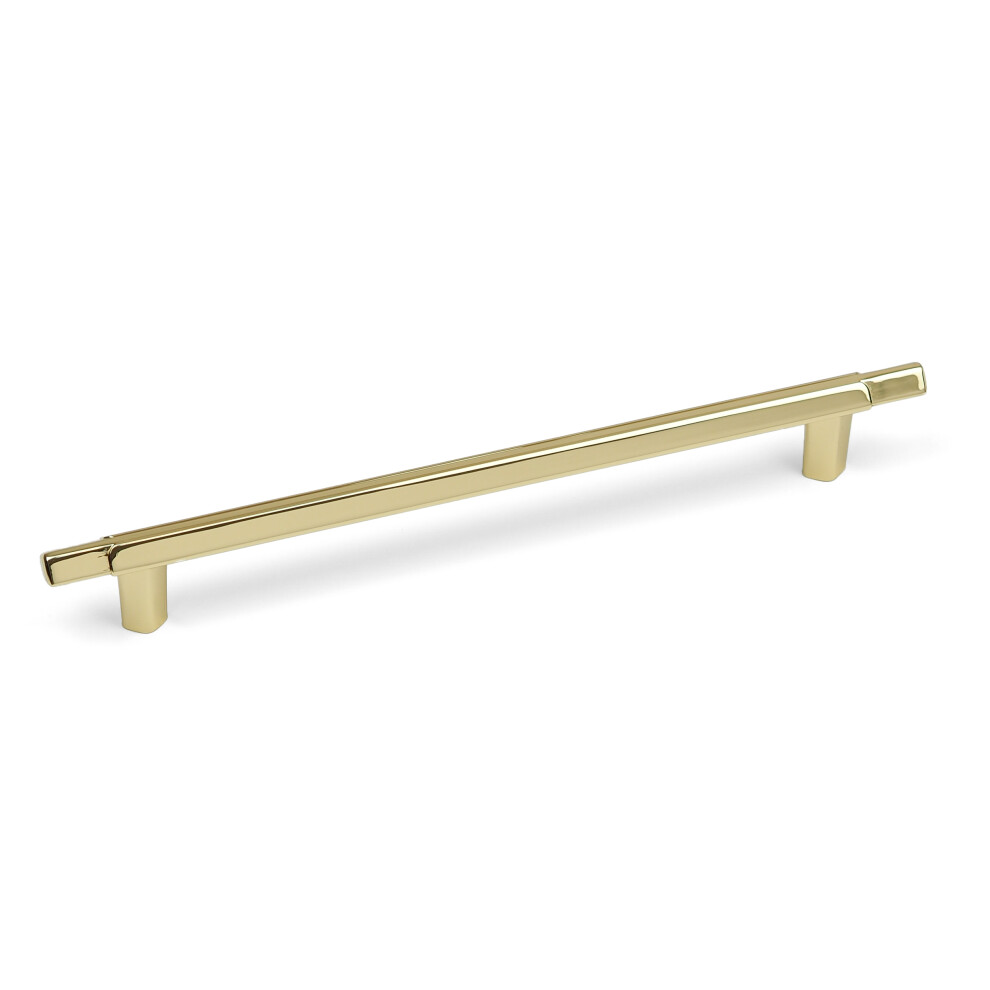 (160Mm Handle) Polished Brass Gold 45Mm T-Bar & Matching 160Mm Triangle Handles - Image 2