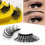 Hesroicy false eyelashes soft curly 3D wispy 10 pairs 3