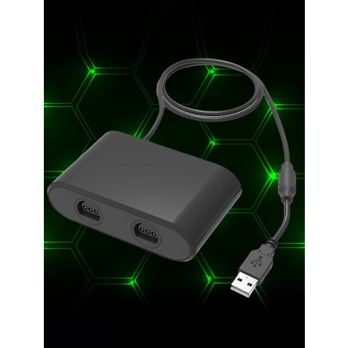 Wireless USB Adapter for Switch/OLED and PC, 2-Port 1