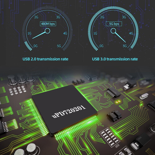 M.2 PCIe to USB 3.1 Adapter Card 5Gbps NVMe 2